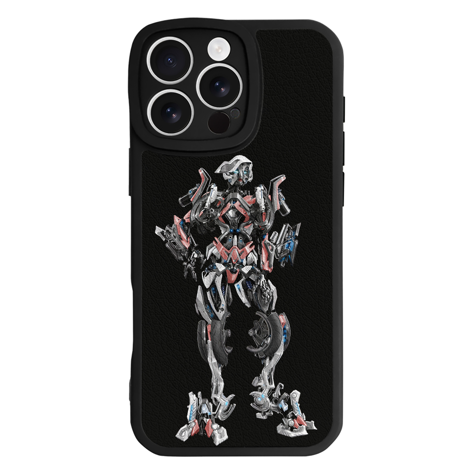 （画像用） Transformers トランスフォーマー 【iPhone 16シリーズ対応】シリコンスマホケース（レザー調） 材質：シリコン